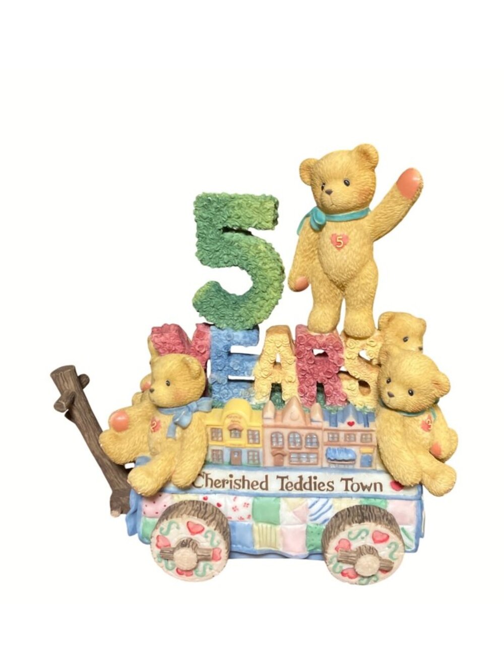Cherished Teddies 5th Anniversary Figurine 1999 Members Only Exclusive
